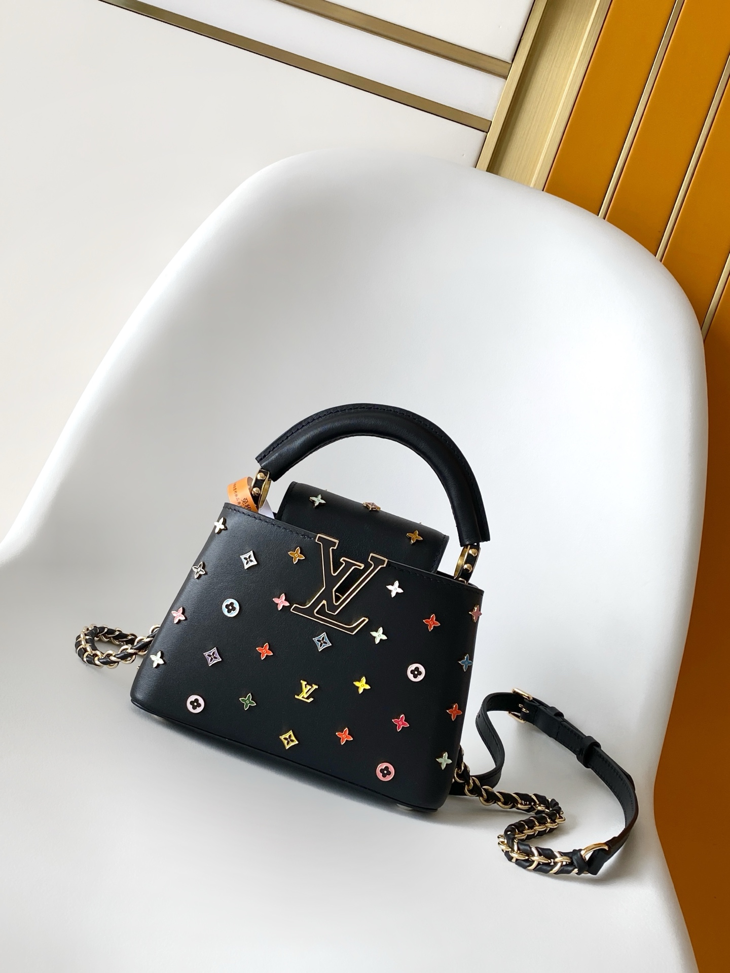 Louis Vuitton LV Classic Handbag Premium Canvas Model MB163 Top Handle Travel Ready High-End Fashion
